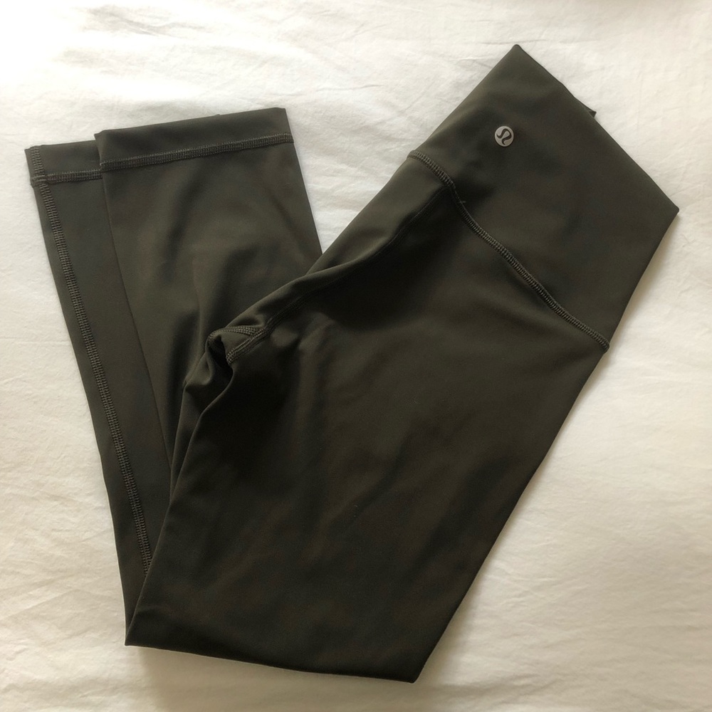 Lululemon wunder under high rise crop
